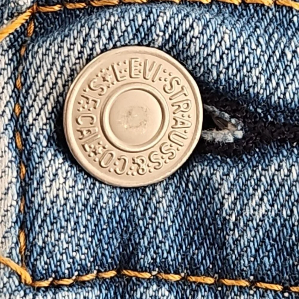 Levi's 511 Jeans Men's 40x30 Light Wash Straight Leg Stretch Classic‎ Denim EUC